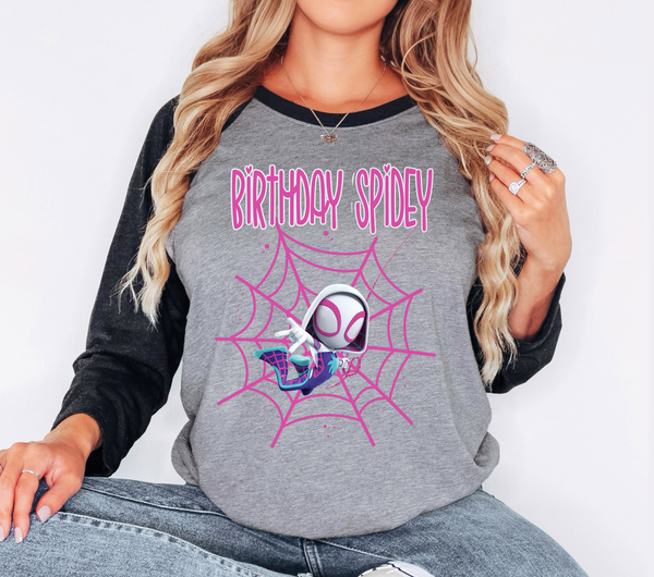 Birthday Spidey DTF Print
