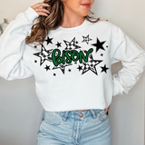 Bison Retro Star DTF Print