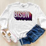 Bison Layered Stack DTF Print