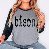 Bison Mystery Black DTF Print