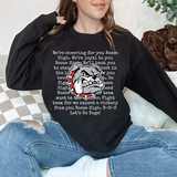 Bosse Bulldogs Fight Song Mascot DTF Print