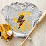 Blazers Baseball Bolt DTF Print
