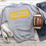 Blazers Retro Team Oval DTF Print