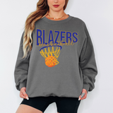 Blazers Basketball Swoop DTF Print