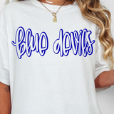 Blue Devils Whisper DTF Print