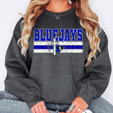 Grunge Bluejays 01 DTF Print