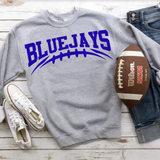 Bluejays Football Arched DTF Print