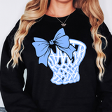 Wildcats Basketball Net Bow DTF Print