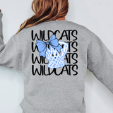 Wildcats Basketball Net Bow DTF Print