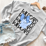 Wildcats Basketball Net Bow DTF Print