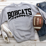 Bobcats Football Arched DTF Print