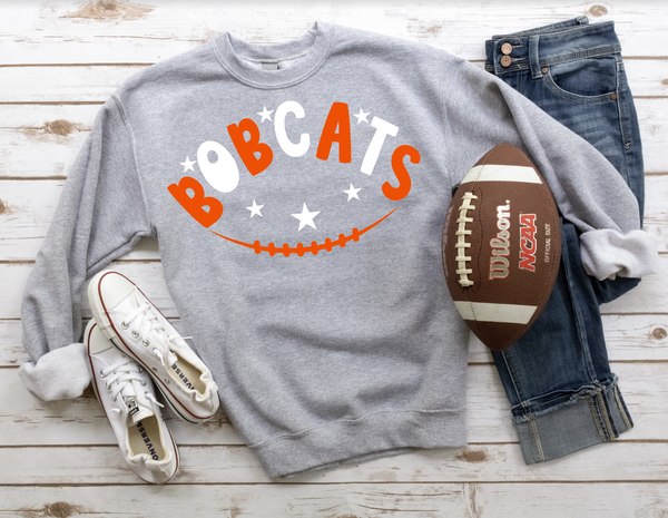 Bobcats Football Star DTF Print