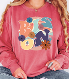 Bison Boho DTF Print