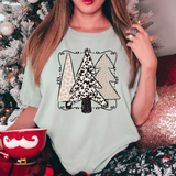 Boho Dalmation Tree Trio DTF Print