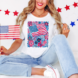 Boho Floral Flag DTF Print