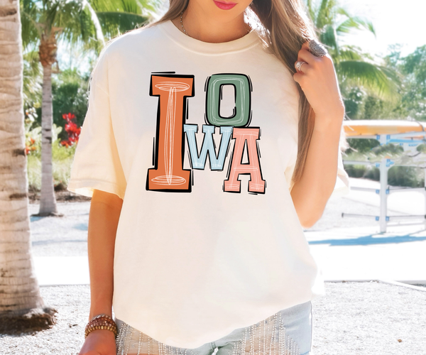 Iowa Boho DTF Print