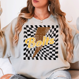 Bolts Checker Bolt DTF Print