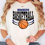 Bombers Basketball DTF Print