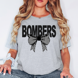 Bombers Coquette Checker Bow DTF Print