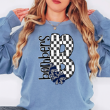 Bombers Checker Cheer DTF Print