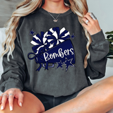 Bombers Cheer Megaphone Stars DTF Print