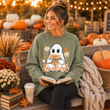Booked Ghost Book Lover Fall DTF Print