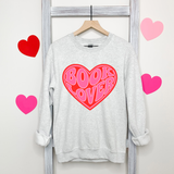 Book Lover Heart DTF Print