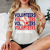Volunteers Baseball Bookworm Repeat DTF Print