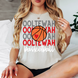 Ooltewah Baskteball Bookworm Repeat DTF Print