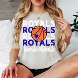 Royals Basketball Bookworm Repeat DTF Print