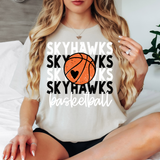 Skyhawks Basketball Bookworm Repeat DTF Print
