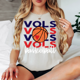 Vols Basketball Bookworm Repeat DTF Print