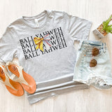 Ball Yahweh Softball Baseball Bow Repeat DTF Print