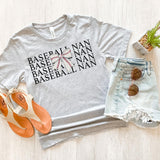 Baseball Nan Bow Repeat DTF Print