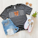 Basketball Tata Bow Repeat DTF Print