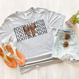 Football Mom Bow Repeat DTF Print
