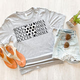 Soccer Momma Bow Repeat DTF Print