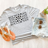 Soccer Nan Bow Repeat DTF Print