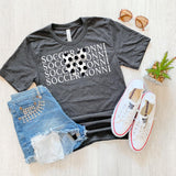 Soccer Nonni Bow Repeat DTF Print