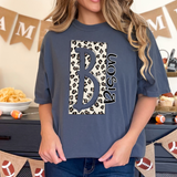 Boxed Leopard Bison DTF Print