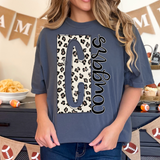 Boxed Leopard Cougars DTF Print