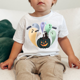 Spooky Ghost Pumpkin Halloween DTF Print