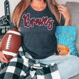 Braves Outline DTF Print