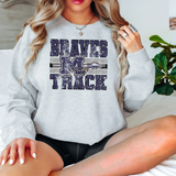 Braves Track Grunge DTF Print