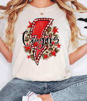 Cougars Bright Bolt DTF Print