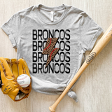 Broncos Baseball Bolt DTF Print