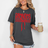 Broncos Simple Bow Checker DTF Priint