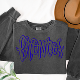 Broncos Whisper DTF Print