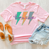 Bruins Neon Bolt Trio DTF Print