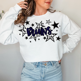 Bruins Retro Star DTF Print